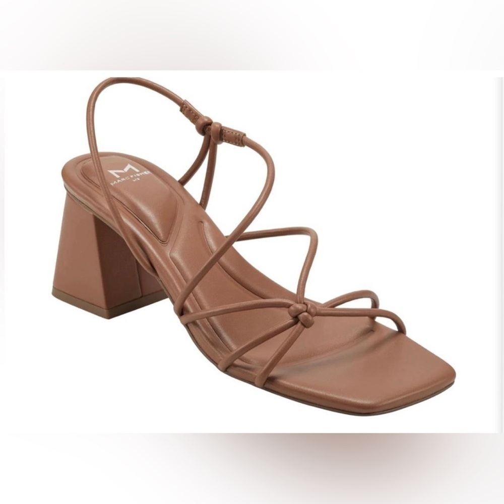 Marc Fisher LTD Calynda Strappy Block Heel Sandals - NWT
